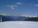 Looking down into Meribel valley from the top of the run into Courchevel 