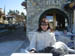 Looking cool during a coffee break in Courcheval
